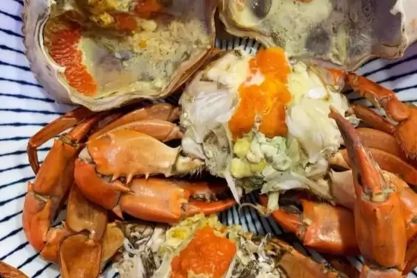 红膏蟹要蒸多长时间呢,红膏蟹蒸煮15-20分钟比较合适吗插图1 红膏蟹要蒸多长时间呢,红膏蟹蒸煮15-20分钟比较合适吗插图1