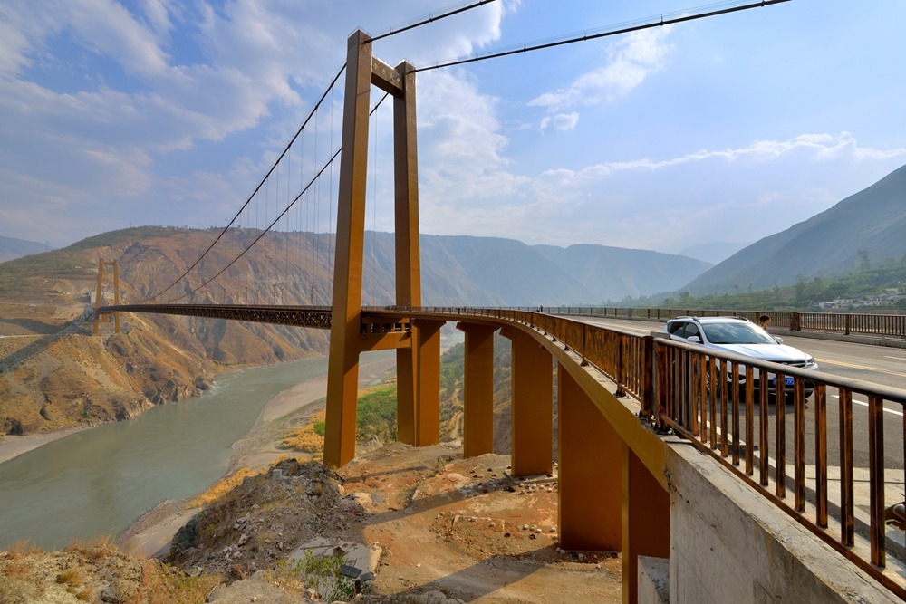 会东:往返县城和乌东德镇的这条乡镇公路插图1 会东:往返县城和乌东德镇的这条乡镇公路插图1