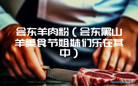 会东羊肉粉(会东黑山羊美食节姐妹们乐在其中)-会东网