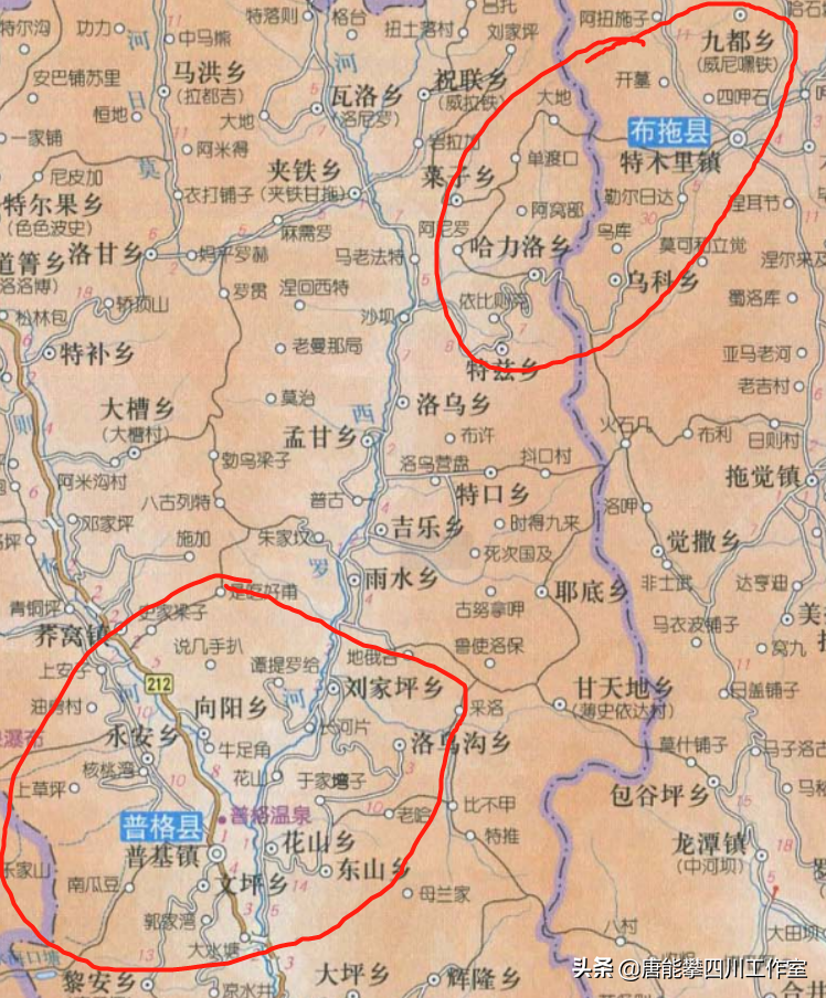 图片[1]-凉山普格县34乡镇、布拖县30乡镇人口、土地、工业…基本统计-会东网