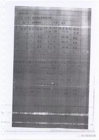 图片[3]-四川省会东县鲹鱼河镇（原会东镇）滩王路1-1幢房地产拍卖公告（3拍）-会东网