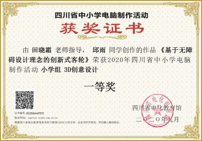 图片[5]-会东县特教中心师生喜获2020年四川省中小学电脑制作活动一等奖-会东网