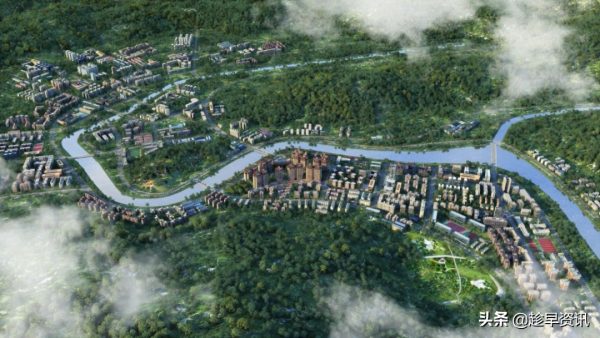 会东县的县城未来规划图金江新区占地面积800余亩