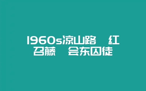 1960s凉山路・红召藤・会东囚徒-会东网