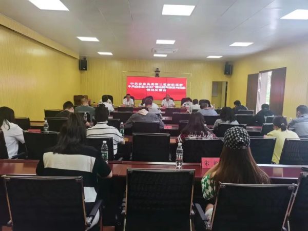 会东县文化广播电视和旅游局党组情况反馈会-会东网