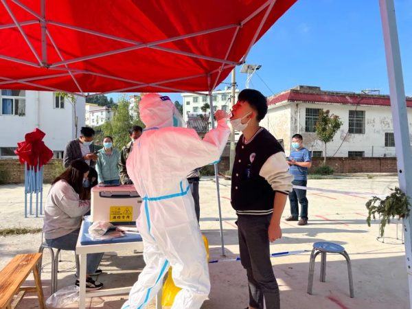 会东县老君滩乡第二轮全员核酸检测任务艰巨