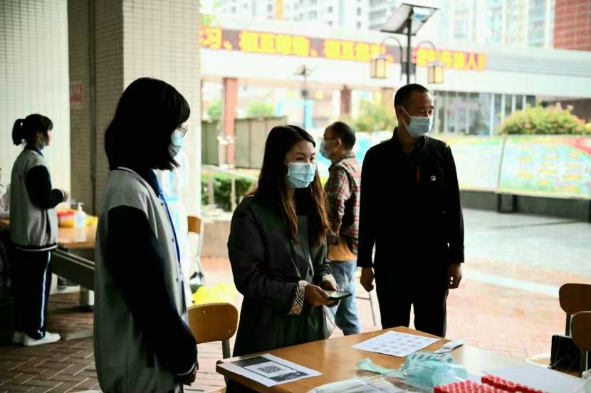 会东县第二轮全员免费核酸检测，会东县和文中学插图2