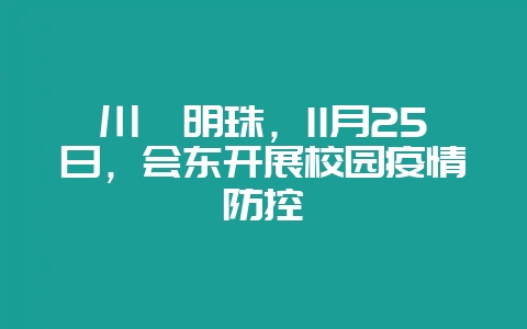 川滇明珠,11月25日,会东开展校园疫情防控插图 川滇明珠,11月25日,会东开展校园疫情防控插图