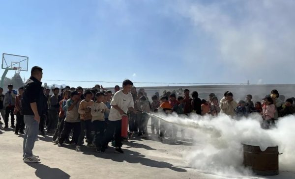 会东网，11月11日，会东乌东德镇洛佐小学开展演练活动插图