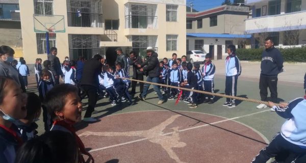 会东网报道，12月8日，野租乡拉马小学举行第二届学生运动会插图