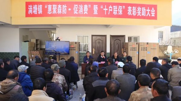 会东网，淌塘镇组织开展“惠聚森防•促消费”暨“十户联保”表彰大会插图