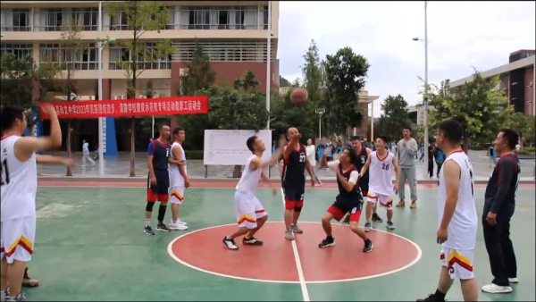 会东和文中学教职工运动会篮球比赛开幕插图 会东和文中学教职工运动会篮球比赛开幕插图