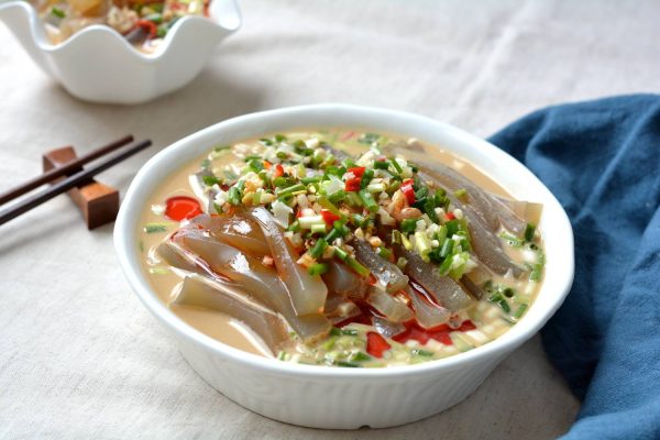 会东网美食丨川味炝锅鱼、肉丝花生凉粉、咸蛋黄烧茄子做法插图6 会东网美食丨川味炝锅鱼、肉丝花生凉粉、咸蛋黄烧茄子做法插图6