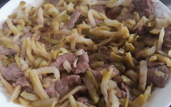 【会东网美食】酱爆茄子金针菇、榨菜蒸猪心，越吃越想吃插图4