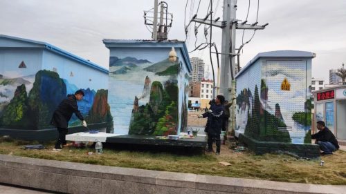 会东县配电箱大变身：从“城市瑕疵”到“艺术画廊”-会东网