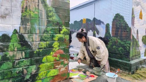 会东县配电箱大变身：从“城市瑕疵”到“艺术画廊”插图3