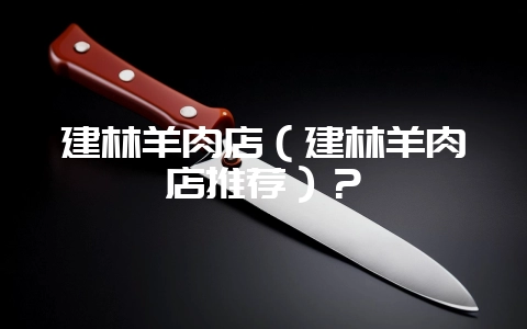 建林羊肉店(建林羊肉店推荐)?-会东网