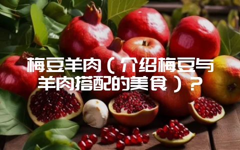 梅豆羊肉(介绍梅豆与羊肉搭配的美食)?插图 梅豆羊肉(介绍梅豆与羊肉搭配的美食)?插图