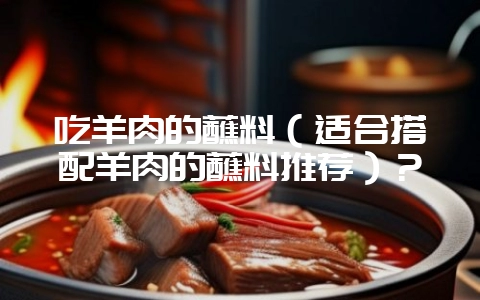 吃羊肉的蘸料（适合搭配羊肉的蘸料推荐）？-会东网