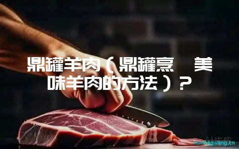 鼎罐羊肉(鼎罐烹饪美味羊肉的方法)?插图 鼎罐羊肉(鼎罐烹饪美味羊肉的方法)?插图