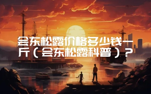 会东松露价格多少钱一斤(会东松露科普)?-会东网