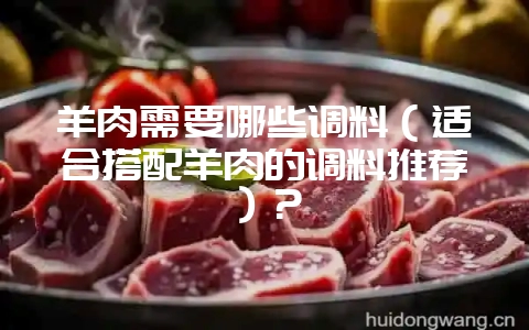羊肉需要哪些调料(适合搭配羊肉的调料推荐)?-会东网