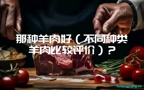 那种羊肉好(不同种类羊肉比较评价)?-会东网