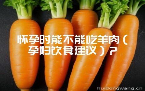 怀孕时能不能吃羊肉(孕妇饮食建议)?插图 怀孕时能不能吃羊肉(孕妇饮食建议)?插图