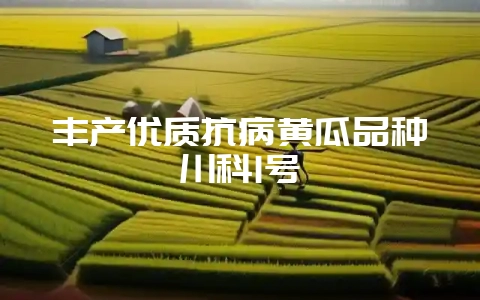 丰产优质抗病黄瓜品种川科1号-会东网
