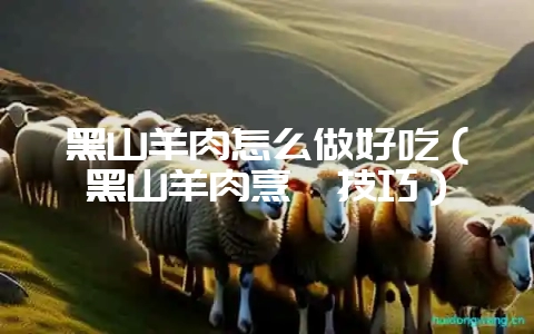 黑山羊肉怎么做好吃(黑山羊肉烹饪技巧)插图 黑山羊肉怎么做好吃(黑山羊肉烹饪技巧)插图