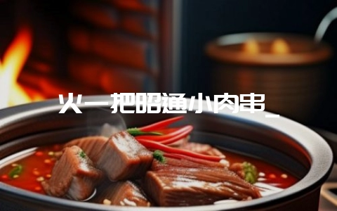 火一把昭通小肉串_-会东网