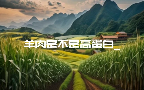 羊肉是不是高蛋白_-会东网