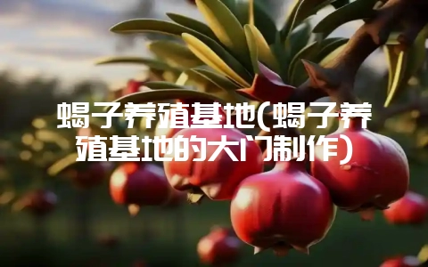 蝎子养殖基地(蝎子养殖基地的大门制作)-会东网