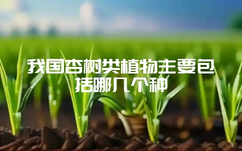我国杏树类植物主要包括哪几个种-会东网