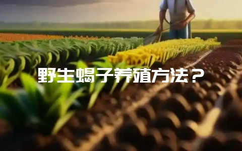 野生蝎子养殖方法？-会东网