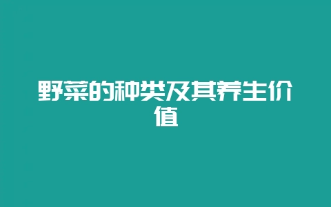 野菜的种类及其养生价值-会东网