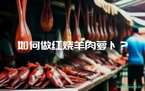 如何做红烧羊肉萝卜？-会东网