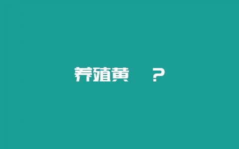 养殖黄鳝？-会东网