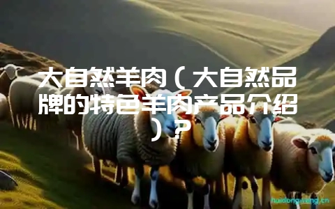 大自然羊肉(大自然品牌的特色羊肉产品介绍)?插图 大自然羊肉(大自然品牌的特色羊肉产品介绍)?插图