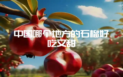 中国哪个地方的石榴好吃又甜插图 中国哪个地方的石榴好吃又甜插图