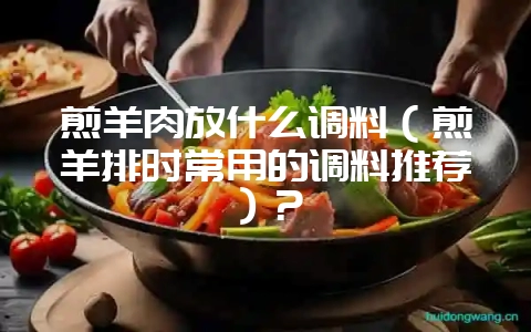 煎羊肉放什么调料(煎羊排时常用的调料推荐)?-会东网