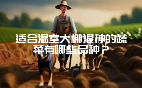 适合温室大棚混种的蔬菜有哪些品种？-会东网