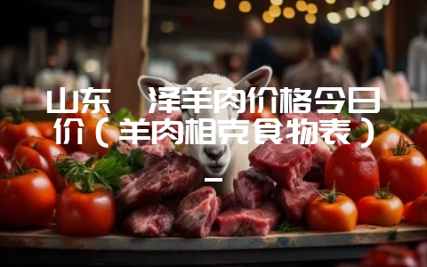 山东菏泽羊肉价格今日价(羊肉相克食物表)_-会东网
