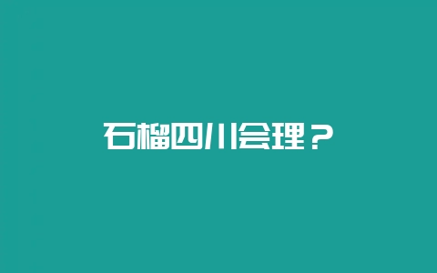 石榴四川会理？-会东网