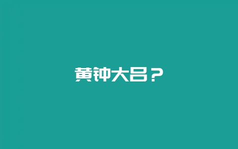 黄钟大吕？-会东网