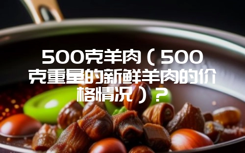 500克羊肉(500克重量的新鲜羊肉的价格情况)?-会东网