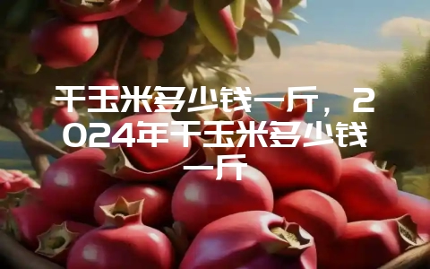 干玉米多少钱一斤，2024年干玉米多少钱一斤-会东网
