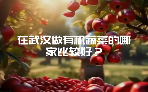 在武汉做有机蔬菜的哪家比较好?-会东网
