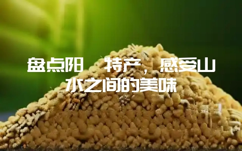 盘点阳朔特产，感受山水之间的美味-会东网