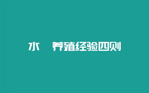 水貂养殖经验四则-会东网